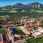 CU Boulder Campus Aerial